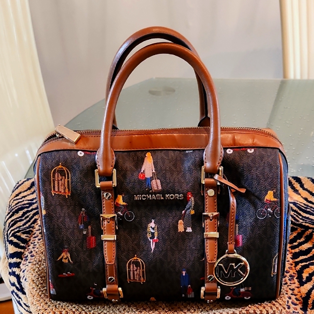 Michael Kors Multicolor Patterned Satchel - image 1